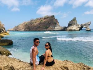 atuh beach nusa penida Love Nusa Penida