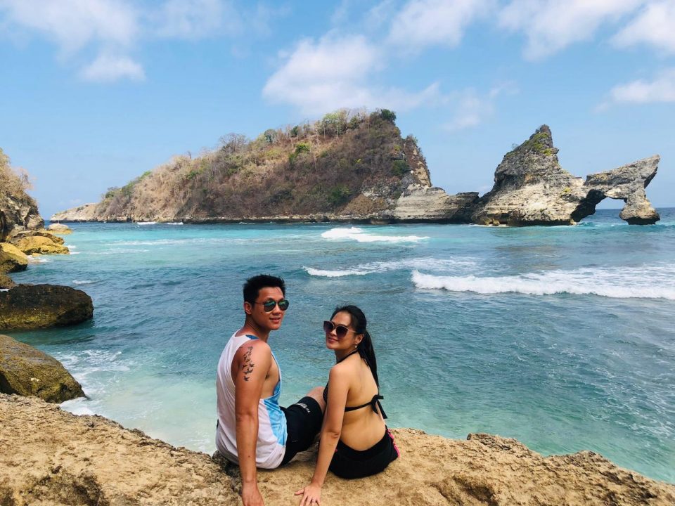 atuh beach nusa penida Love Nusa Penida